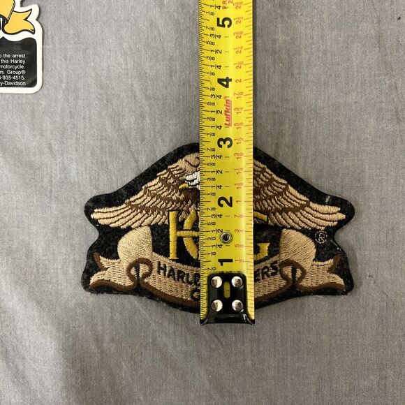 HOG Harley Owners Group Eagle Wings Brown Patch HD Biker Vest Rider Emblem Chrty - Picture 6 of 9